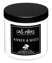 Load image into Gallery viewer, Amber + Moss - 13oz Natural Soy Wax Candle