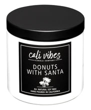 Load image into Gallery viewer, Donuts with Santa - 13oz Natural Soy Wax Candle
