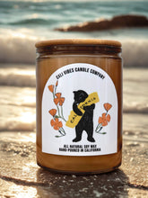 Load image into Gallery viewer, California Bear - 12oz Amber Jar with Bamboo Lid