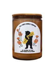 Load image into Gallery viewer, California Bear - 12oz Amber Jar with Bamboo Lid