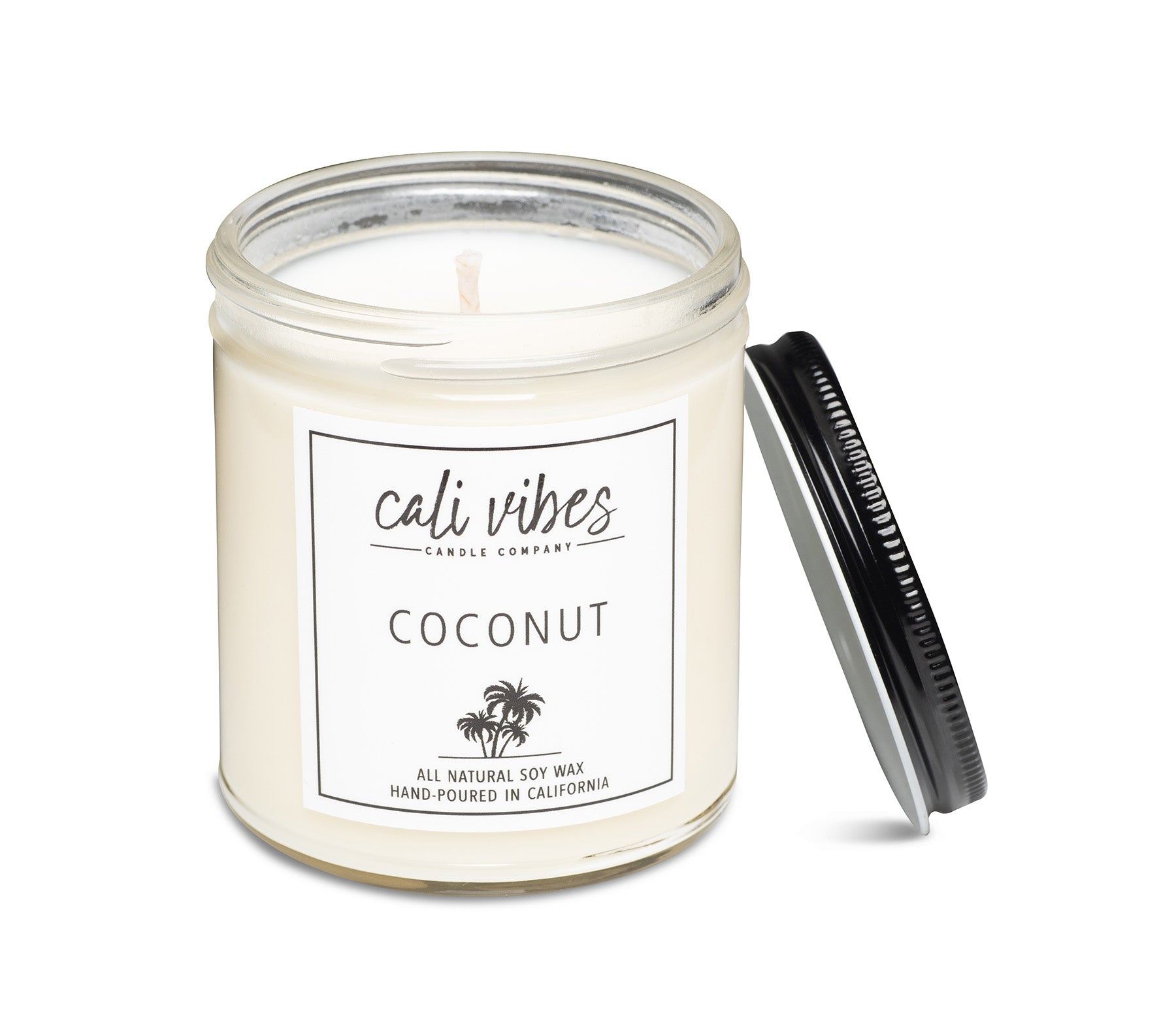 Coconut Candle: Natural Soy Wax Scented Candle – Viviana Luxury