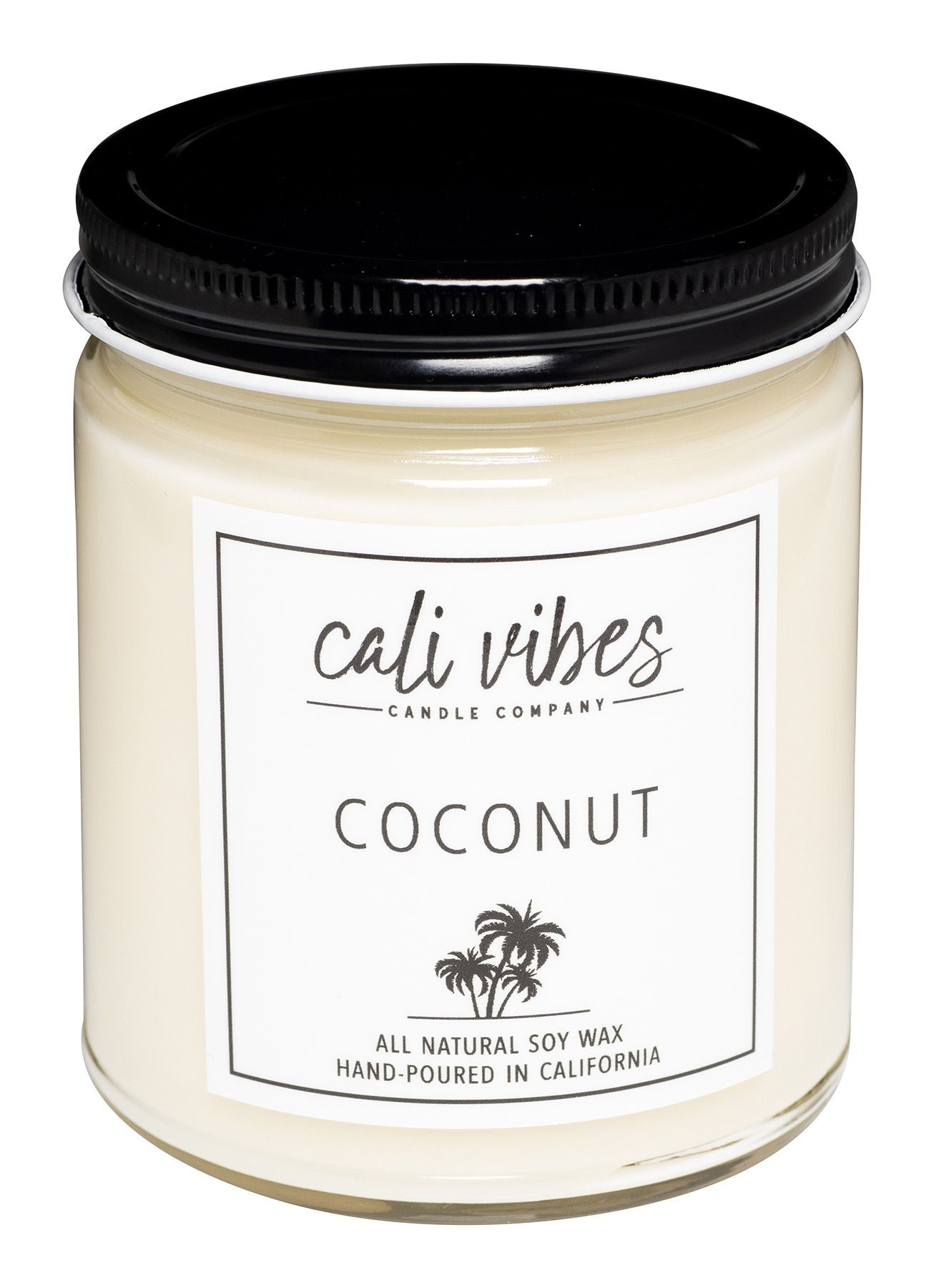 Coconut - Natural Soy Wax Candle – Cali Vibes Candle Company